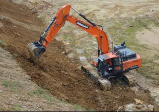 इलेक्ट्रिक क्रॉलर एक्सकेवेटर Doosan DX300LC-5 SLR