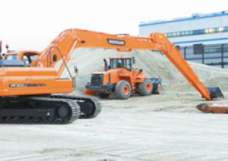 इलेक्ट्रिक क्रॉलर एक्सकेवेटर Doosan DX300LC SLR