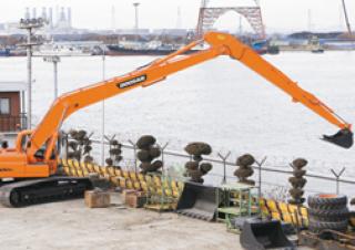 इलेक्ट्रिक क्रॉलर एक्सकेवेटर Doosan DX300LC SLR