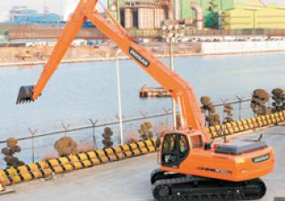 इलेक्ट्रिक क्रॉलर एक्सकेवेटर Doosan DX300LC SLR