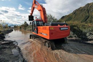 इलेक्ट्रिक क्रॉलर एक्सकेवेटर Doosan DX300NLC-3