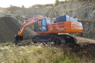 क्रॉलर एक्सकेवेटर Doosan DX490NLC-3