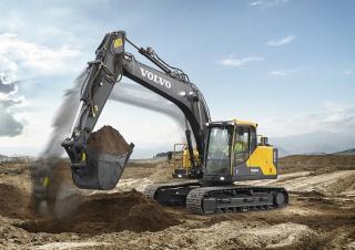 क्रॉलर एक्सकेवेटर Volvo EC160EL