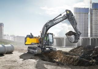 क्रॉलर एक्सकेवेटर Volvo EC160ENL