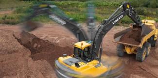 क्रॉलर एक्सकेवेटर Volvo EC180DL