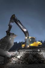 क्रॉलर एक्सकेवेटर Volvo EC220DL