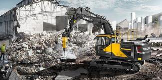 क्रॉलर एक्सकेवेटर Volvo EC250ELR