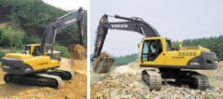 क्रॉलर एक्सकेवेटर Volvo EC290BLC