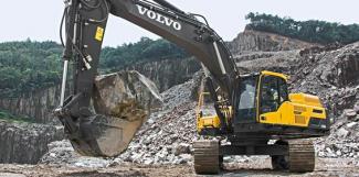 क्रॉलर एक्सकेवेटर Volvo EC380DL