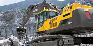 क्रॉलर एक्सकेवेटर Volvo EC480DL