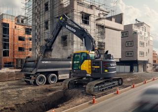 क्रॉलर एक्सकेवेटर Volvo ECR145EL