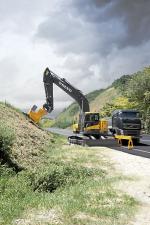 क्रॉलर एक्सकेवेटर Volvo ECR235DL
