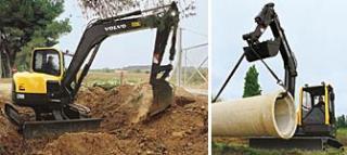 क्रॉलर एक्सकेवेटर Volvo ECR88
