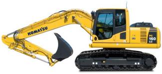 क्रॉलर एक्सकेवेटर Komatsu PC160LC-7