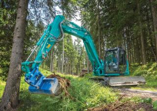 क्रॉलर एक्सकेवेटर Kobelco SK 85 MSR 3