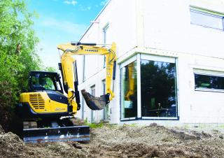 क्रॉलर एक्सकेवेटर Yanmar SV 100-2 CR