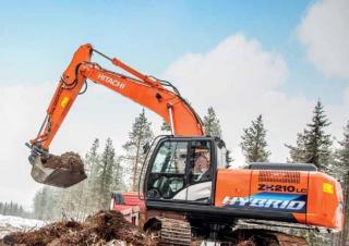क्रॉलर एक्सकेवेटर Hitachi ZH210-5 HYBRID