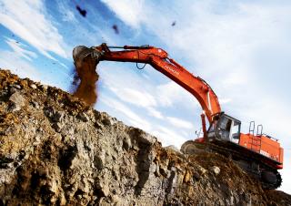 क्रॉलर एक्सकेवेटर Hitachi ZX 670 LCH-3