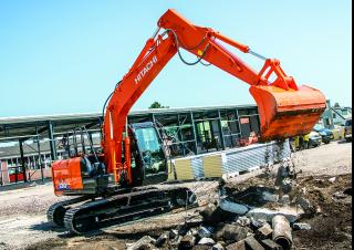 क्रॉलर एक्सकेवेटर Hitachi ZX130-6