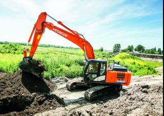 क्रॉलर एक्सकेवेटर Hitachi ZX240N-6