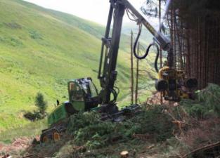 फॉरेस्ट मशीनरी हार्वेस्टर John Deere 1270 E IT4