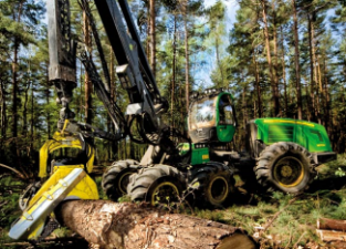 फॉरेस्ट मशीनरी हार्वेस्टर John Deere 1470 E