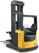साइड लोडर फोर्कलिफ्ट इलेक्ट्रिक साइडलोडर Atlet URF 125 Tergo AC Power Plus