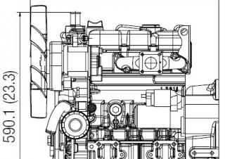 इंजन Kubota D1305