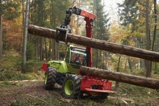 फॉरेस्ट मशीनरी स्पेशल स्किडिंग ट्रैक्टर Werner WF-trac 1500