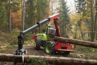 फॉरेस्ट मशीनरी स्पेशल स्किडिंग ट्रैक्टर Werner WF-trac 1500