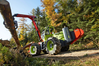 फॉरेस्ट मशीनरी स्पेशल स्किडिंग ट्रैक्टर Werner WF-trac 1500