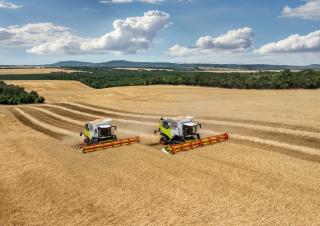 कंबाइन हार्वेस्टर Claas Trion 760 Terra Trac   
