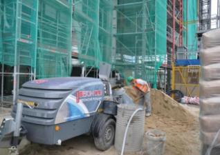 कंप्रेस्ड एयर कन्वेयर Putzmeister Mixokret M 760 DH