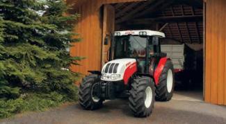 वाहन कॉम्पैक्ट यूटिलिटी ट्रैक्टर Steyr 4095 Kompakt Basis