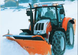 वाहन कॉम्पैक्ट यूटिलिटी ट्रैक्टर Steyr 6195 CVT K