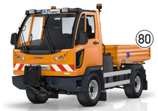 वाहन कॉम्पैक्ट यूटिलिटी ट्रैक्टर Hako Multicar M 27compact