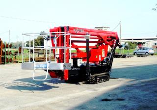 आर्टिकुलेटिंग बूम लिफ्ट क्रॉलर आर्टिकुलेटिंग बूम लिफ्ट Platform Basket SPIDER 22.10 EVO