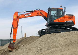 क्रॉलर एक्सकेवेटर Doosan DX160LC-5-HT