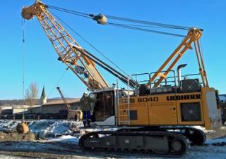 क्रॉलर क्रेन - लैटिस बूम Liebherr HS 8040 HD