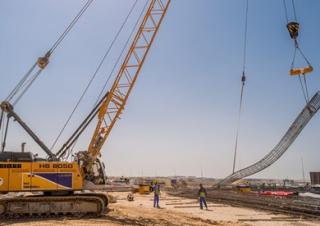 क्रॉलर क्रेन - लैटिस बूम Liebherr HS 8050 HD