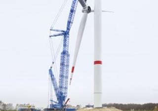क्रॉलर क्रेन - लैटिस बूम Liebherr LR 11000