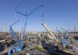 क्रॉलर क्रेन - लैटिस बूम Liebherr LR 11000