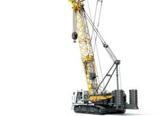 क्रॉलर क्रेन - लैटिस बूम Liebherr LR 1110