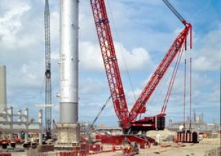 क्रॉलर क्रेन - लैटिस बूम Liebherr LR 11350