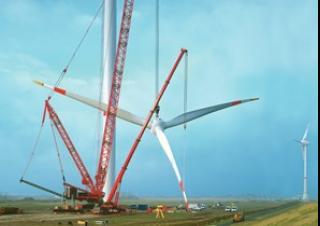क्रॉलर क्रेन - लैटिस बूम Liebherr LR 11350