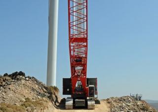 क्रॉलर क्रेन - लैटिस बूम Liebherr LR 1300 SX