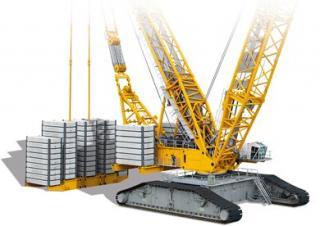 क्रॉलर क्रेन - लैटिस बूम Liebherr LR 13000