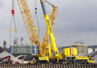 क्रॉलर क्रेन - लैटिस बूम Liebherr LR 1350/1