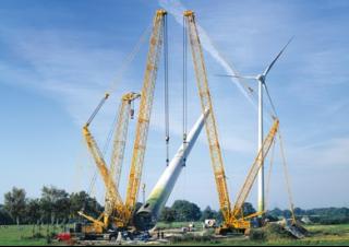 क्रॉलर क्रेन - लैटिस बूम Liebherr LR 1400/2