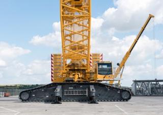 क्रॉलर क्रेन - लैटिस बूम Liebherr LR 1500